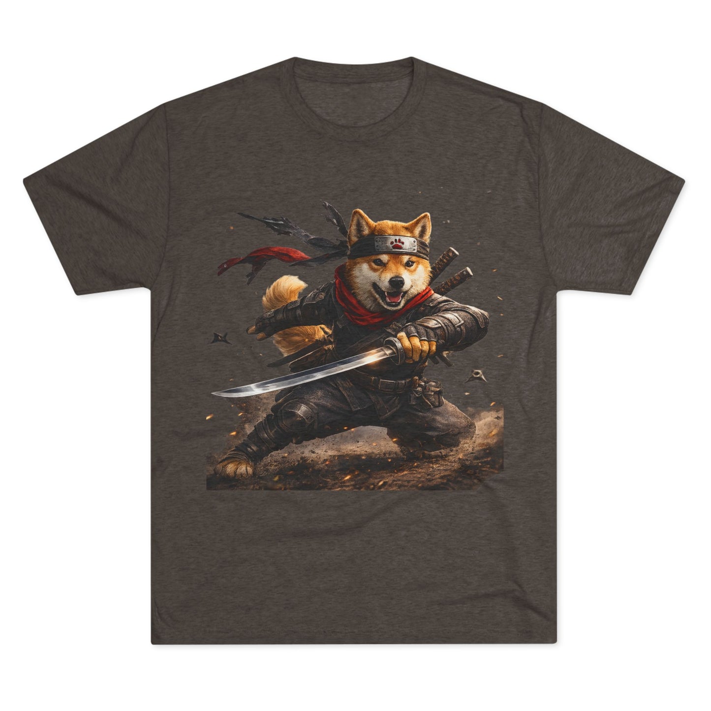 Shiba Inu Samurai T-Shirt — Cute Warrior Dog Graphic Tee