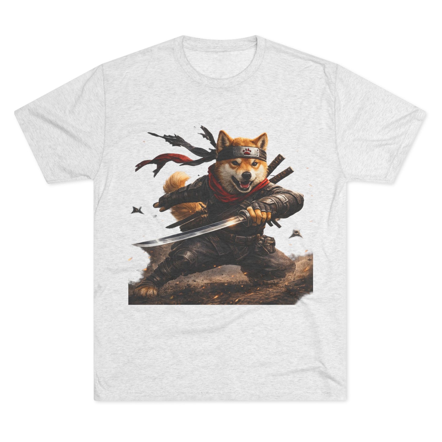 Shiba Inu Samurai T-Shirt — Cute Warrior Dog Graphic Tee